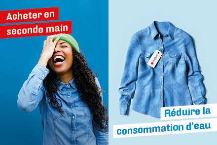 L’ACHAT D’ARTICLES D’OCCASION ÉCONOMISE LES RESSOURCES EN EAU